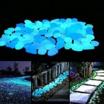 GROOFOO 100 pièces pierres lumineuses pour allées extérieures maison jardin cour décor aquarium galets pierres lumineuses brillent dans les cailloux