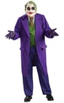 Joker Costume Mens Deluxe Batman Villan Halloween Fancy Dress Outfit Official