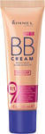 Rimmel London BB Cream 9-in-1 Lightweight Formula - MEDIUM -SP15