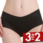 Sloggi Trosor ZERO Microfibre 2.0 Brief Shorts Svart X-Large Dam