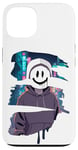 Coque pour iPhone 13 Anime Urban Futurist Drip