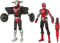 Power Rangers Beast Morphers Red Ranger and Morphin Cruise Beastbot Figure