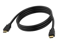 Vision - Hdmi-Kabel - Hdmi Hane Till Hdmi Hane - 1 M - Dubbelt Skärmad - Svart - Bandbredd 48 Gbps, 8K30hz Stöd