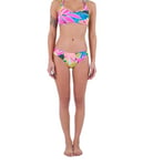 Hurley Max Full Tab Side Bottom Culotte de Bikini, Isla Multi, M Femme