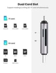 UGREEN 2-in-1 USB 3.0/USB Type-C Card Reader For SD/TF