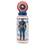 Stor FIGURINE 3D BOUTEILLE 560 ML POUR ENFANTS | AVENGERS CAPITAN AMERICA