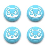 Exuberanter 4PCS Thumb Grip Caps For Nintendo Switch Lite, Silicone Joystick Caps For NS Joy, Bear Animal Pattern