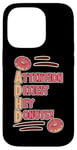 Coque pour iPhone 14 Pro Attention Deficit Hey Donuts Jeux de mots sur le TDAH