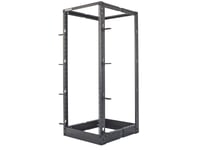 Intellinet 714419, Fristående Rack, 48U, Justerbara Fötter, Förbättrad Kabelhantering, 32 Kg, Svart