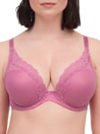 Passionata Womens Brooklyn Plunge T-Shirt Bra - Pink Nylon - Size 30E