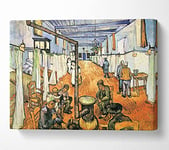 Van Gogh Dormitory In The Hospital In Arles Canvas Print Wall Art - Extra Large 32 x 48 Inches