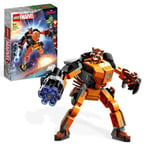 LEGO® Marvel 76243 L’Armure Robot de Rocket,  Figurine Gardiens de la Galaxie, Jouet Avengers