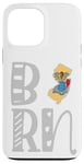 Coque pour iPhone 13 Pro Max Né dans le New Jersey, Art Block Letters