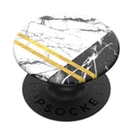 PopSockets PopGrip - Support et Grip pour Smartphone et Tablette avec un Top Interchangeable - Art Deco Marble