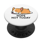 Corgi Dog Puppy Animal Lover White Background PopSockets Grip and Stand for Phones and Tablets