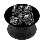 Symboles sataniques grunge maléfique occulte païen gothique horreur diable PopSockets PopGrip Adhésif