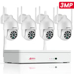 ANRAN CCTV Camera System Outdoor Home Security Wireless 2way Audio WiFi 3MP NVR