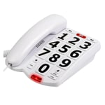 Big Button Phone for Elderly Seniors, Home Land Line Phone  Key for Help2835