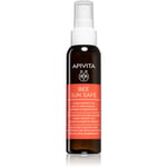 Apivita Bee Sun Safe Hair Oil Fugtende olie Til solstresset hår 100 ml