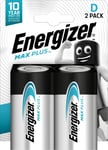 ENERGIZER PILAS ALKALINE MAX PLUS ENR D/LR20/E95 BP2 BR CAJA 6 Pile E301323900 Chrome