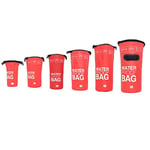 DonDon Dry Bag Sac étanche 2l, 5l, 10l, 15l, 20l, 30l avec bandoulière - Rouge 15 Liter