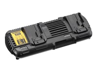 Dewalt Xr - Batteriladdare - 2 X Batterier Laddas - 4 A - För 20V Max* Compact Xr  20V Max* Premium Xr  Xr Dcb125, Dcb182, Dcb184, Dcb187-Xj