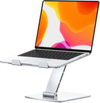 Support Ordinateur Portable, Support PC Portable Bureau Réglable en Aluminium, Refroidissement Rapide, Laptop Stand Pliable Ergonomique Lapdesks Compatible avec MacBook Air Pro (10-16"")