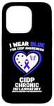 Coque pour iPhone 15 Pro Bleu pour la polyneuropathie démyélinisante inflammatoire chronique