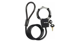 Antivol velo cable a boucle avec menotte masterlock street cuff diam 8mm l1m   livre avec 4 cles   niveau securite 6