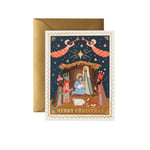 Rifle Paper Co. - Christmas Nativity Card - Notatbøker & kort - Anna Bond - Flerfarget