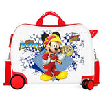 Disney Mickey Joy Valise Enfant Multicolore 50x38x20 cms Rigide ABS Serrure à combinaison 34L 2,1Kgs 4 roues Bagage à main