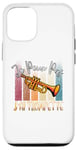 Coque pour iPhone 12/12 Pro Je Peux Pas J'Ai Trompette Musicien Cadeau Trompettiste