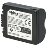 vhbw Batterie compatible avec Panasonic Lumix DMC-FZ18, DMC-FZ30, DMC-FZ28, DMC-FZ50, DMC-FZ38, DMC-FZ35 appareil photo (600mAh, 7,2V, Li-ion)