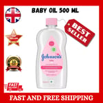 JOHNSON'S Baby Oil 500 ml, Leaves Skin Soft and Smooth, Ideal for Delicate Skin