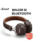 Marshall Major III 3 Langattomat kuulokkeet mikrofonilla Deep Bass Pelikuulokkeet Taitettavat Urheilu Rock Musiikki Bluetooth Kuulokkeet - Musta