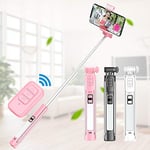 Bluetooth Remote Selfie Stick, Selfie Stick With Tripod And Fill Light, Three-in-one Integrated Multi-function Selfie Fill Light Tripod