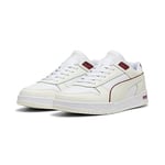 PUMA Unisex Rbd Game Low Baskets, Warm White Puma White Team Regal Red Puma Gold, 43 EU