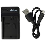 vhbw Chargeur compatible avec Canon EOS Rebel T1i, Kiss X3, Rebel XS, Kiss F, Kiss X2 caméra caméscope action-cam - Station, témoin de charge