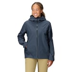 Marmot Femme Minimalist Pertex Jacket, Veste Imperméable en Pertex, Veste de Pluie Légère, Imperméable Coupe-Vent, Coupe-Vent Respirant, Adaptée pour la Course et la Randonnée, Thunderhead, S