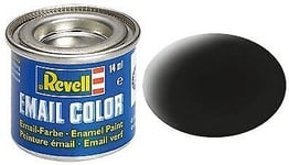 REVELL, Matte Black Enamel Paint 14ml, , REV32108