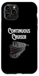 Coque pour iPhone 11 Pro Péniche fluviale vintage Boat Life Continuous Cruiser