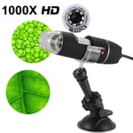 8led 1000x Usb Digital Microscope Endoscope Magnifier Camera Wit One Size