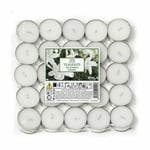 25 x Price's Scented Jasmine Tea Lights Candles 4 Hour Burn Time