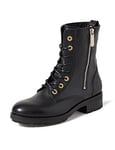 Tommy Hilfiger Femme TH Essentials Biker Boot FW0FW06800 Bottes Basses, Noir (Black), 42 EU