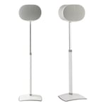 2 x SANUS WSSE3A2 White Height-Adjustable Speaker Stands for Sonos Era 300™