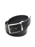 Ceinture Homme TIMBERLAND Ceinture Réversible En Cuir H 3,5 Cm NOIR 125 Choix=P