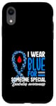 Coque pour iPhone XR I Wear Blue For Someone Special Diabetes Type 1 Sensibilisation