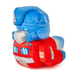 TUBBZ Optimus Prime Collectable Rubber Duck Plushie – Produit Officiel Transformers – Films d'action, Jeux TV et vidéo en Peluche