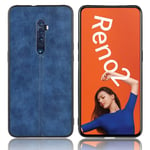 OPPO Admiral Oppo Reno2 kotelot - Sininen Tummansininen