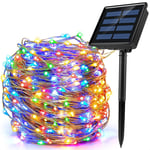 Solar String Lights Outdoor 200 LED 8 Modes 22M So